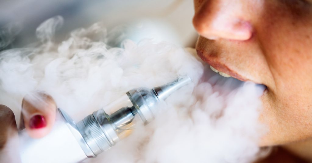 Smoking and vaping may be unhealthy and addictive and pose health risk to lung
