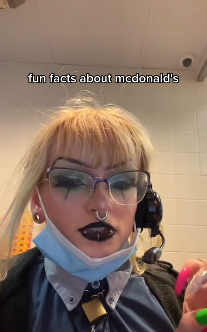 This McDonald's employee spilled the tea