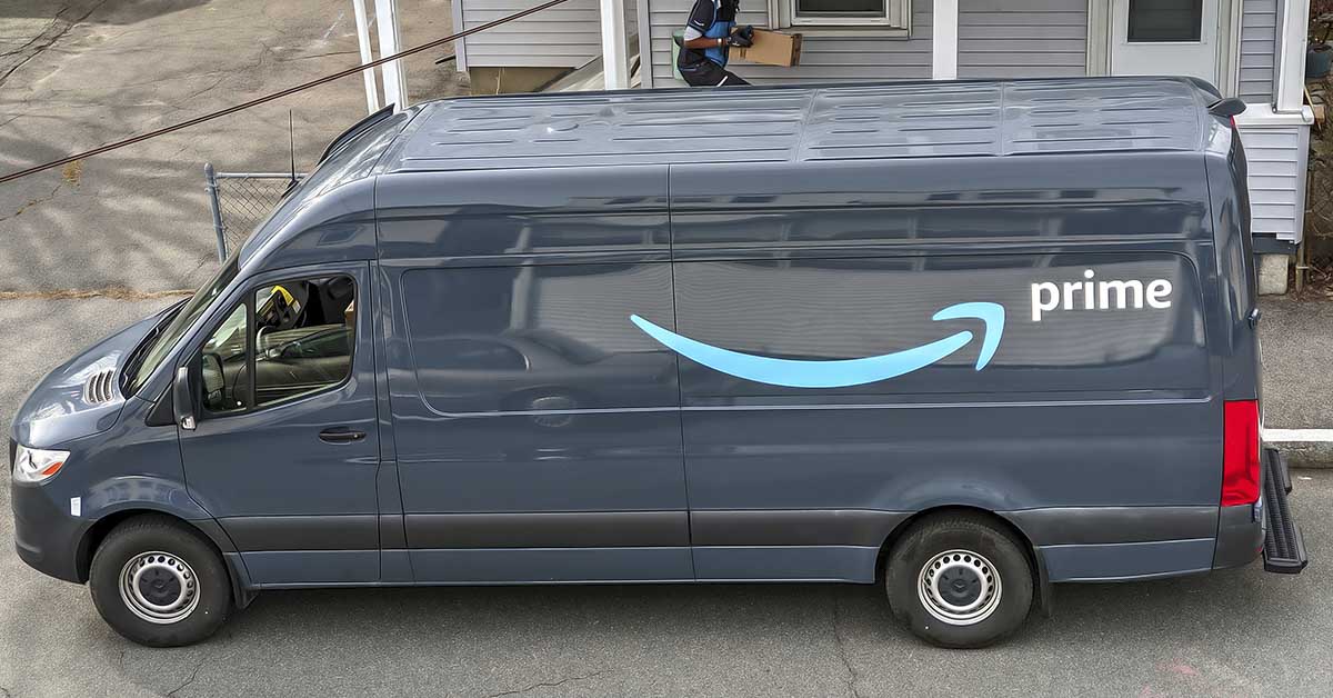 Amazon delivery truck
