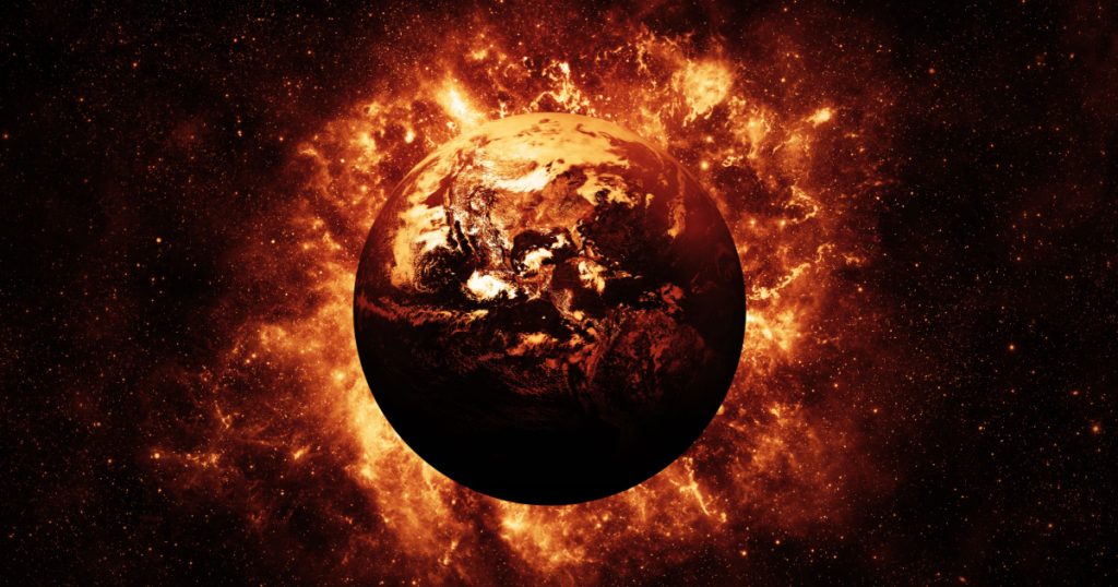 End of the World - Elements of this Image Furnished by NASA
