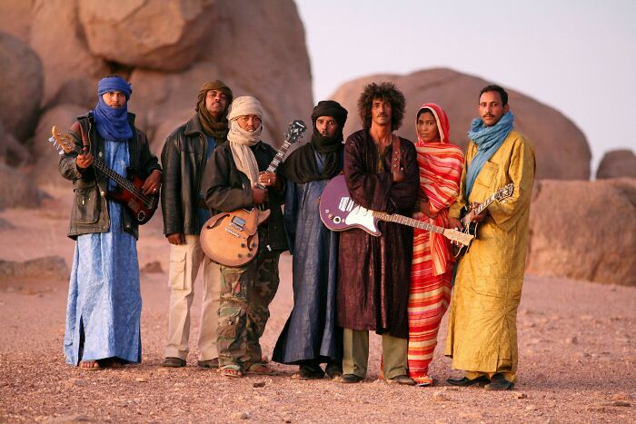 Captured by Thomas Dorn: Tinariwen, the West African exile band known for their 'Desert Rock' sound
