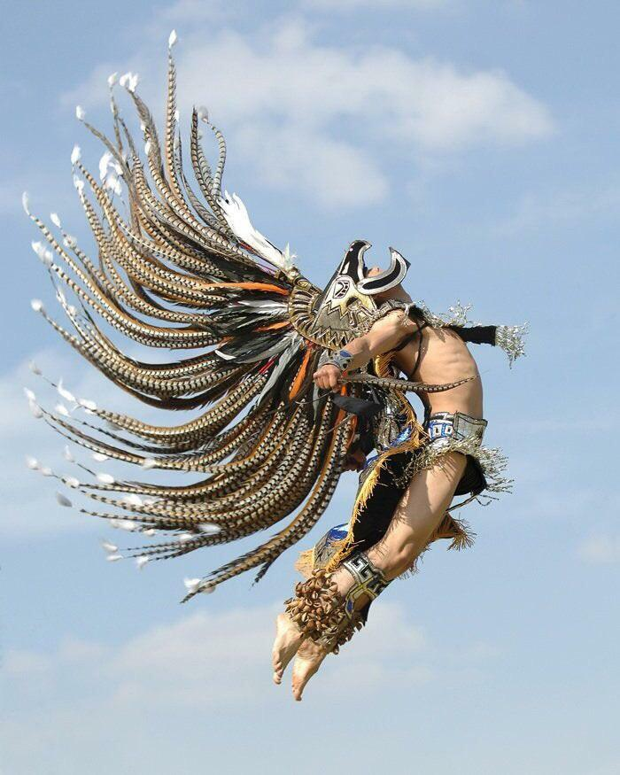 The majestic Aztec dancer