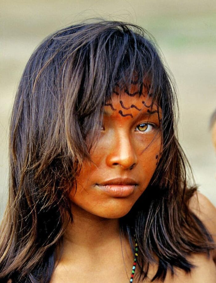 A 22-year-old Penha hails from the Aldeia Yanomami in Amazonas, Brazil