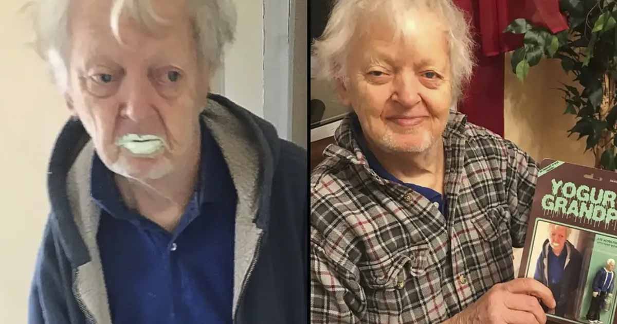 Old Man Eats Paint Instead Of Yogurt Grandfather who went viral after eating 'paint he thought was yogurt