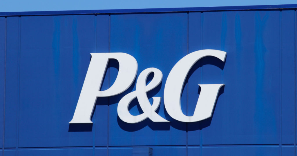 P&G sign