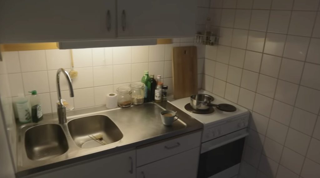 Kitchen in Swedish apartment 