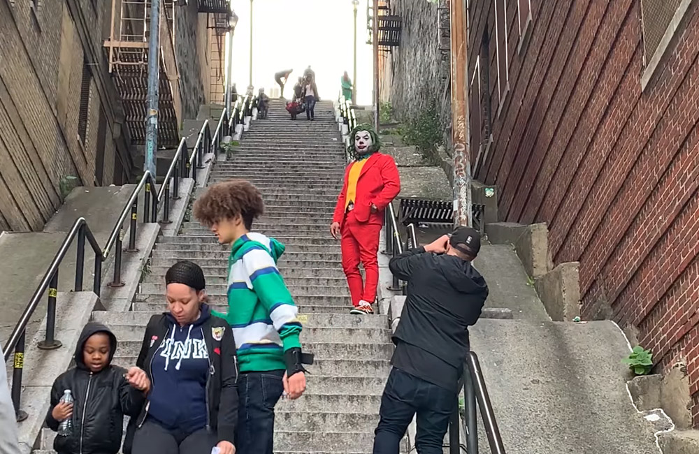 "Joker Stairs", Bronx, New York, USA