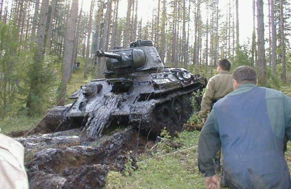 Soviet-Built T34/76A Found In Lake Kurtna Matasjarv 