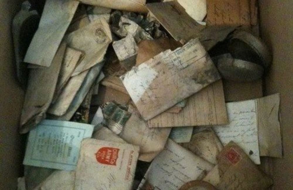 WWI Love Letters Found Hidden in Wall 