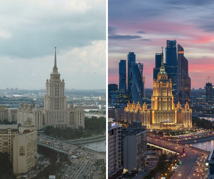 Images of Moscow, Two Decades Apart