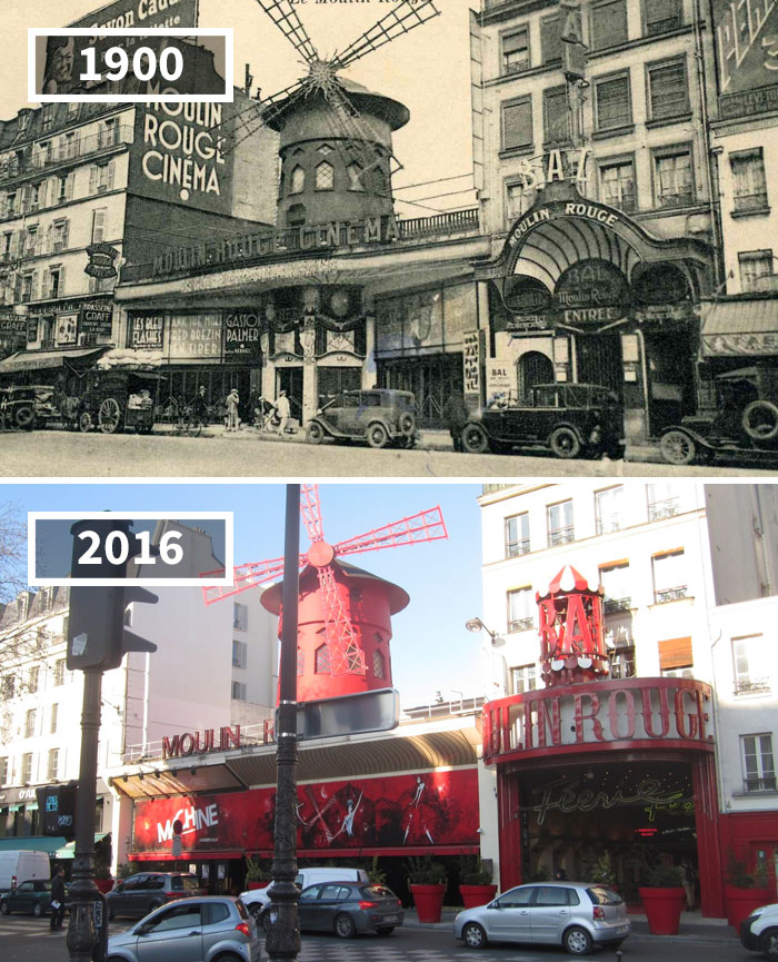 Moulin Rouge, Paris, France: 1900 to 2016