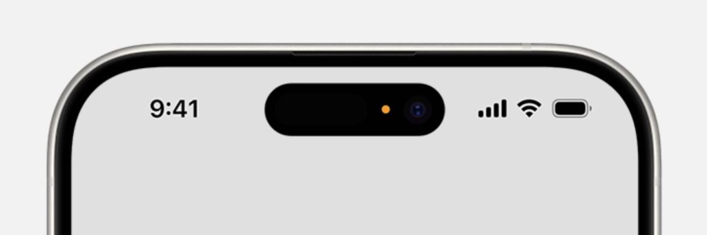 iPhone Orange Dot 