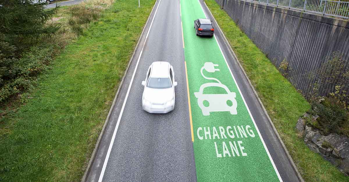 electric charging roads