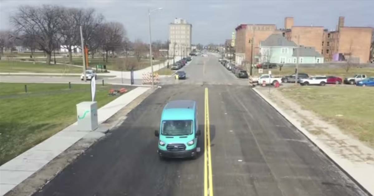 First Electric Charging Road in US Opens in Detroit The Premier Daily