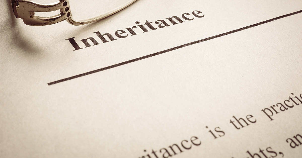 Inheritance legal document