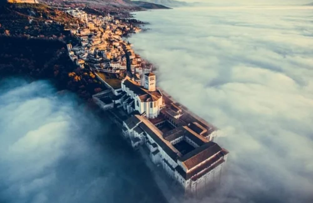 Assisi Over the Clouds