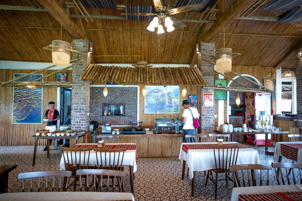 Small cafe in tropical resort
