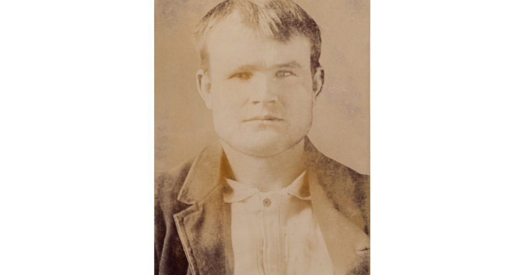 Butch Cassidy was the alias of Robert LeRoy Parker. Actor Paul Newman portrayed Cassidy in the 1967 film, BUTCH CASSIDY AND THE SUNDANCE KID. Portrait ca. 1900.
