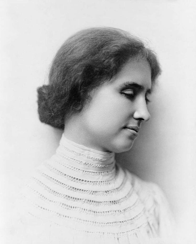Historical figure Helen Keller