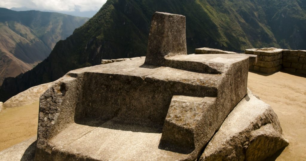 Intihuatana Altar - Machu Picchu - Peru