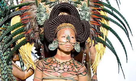 Mayan cultural pieces worn